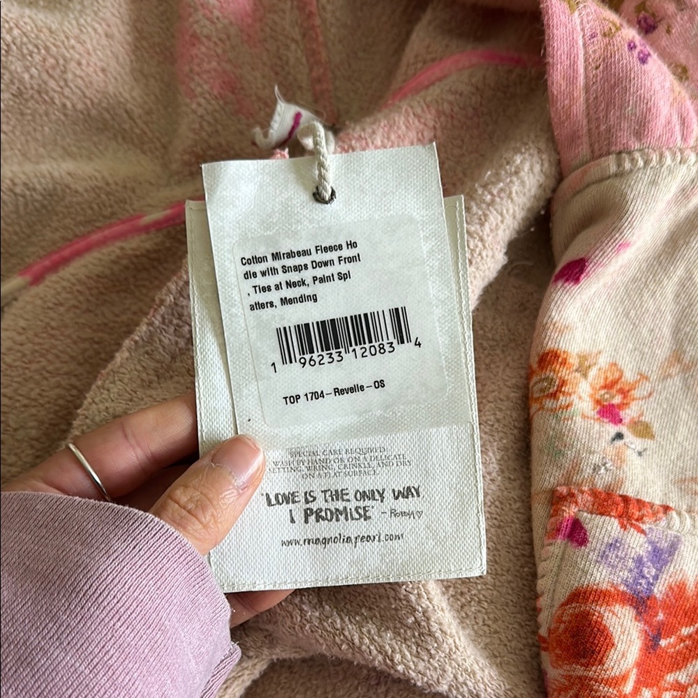 Magnolia Pearl Cotton Mirabeau Floral Patchwork Hooded Jacket - Picture 7 of 8